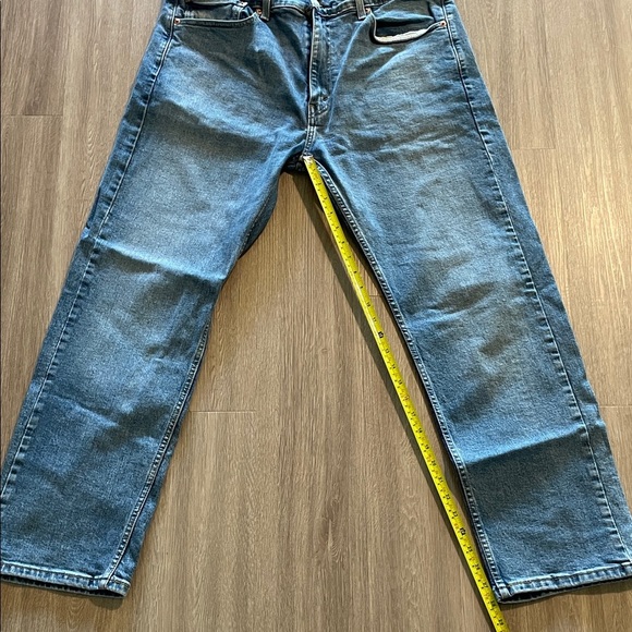 Levi's Men 505 Straight Leg Relaxed Fit Jeans Outdoor Causal High Waist - Picture 13 of 14